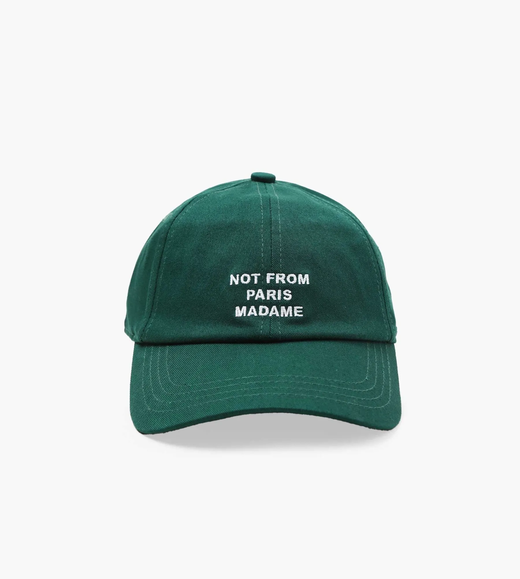 Drôle de Monsieur La Casquette Slogan Dark Green