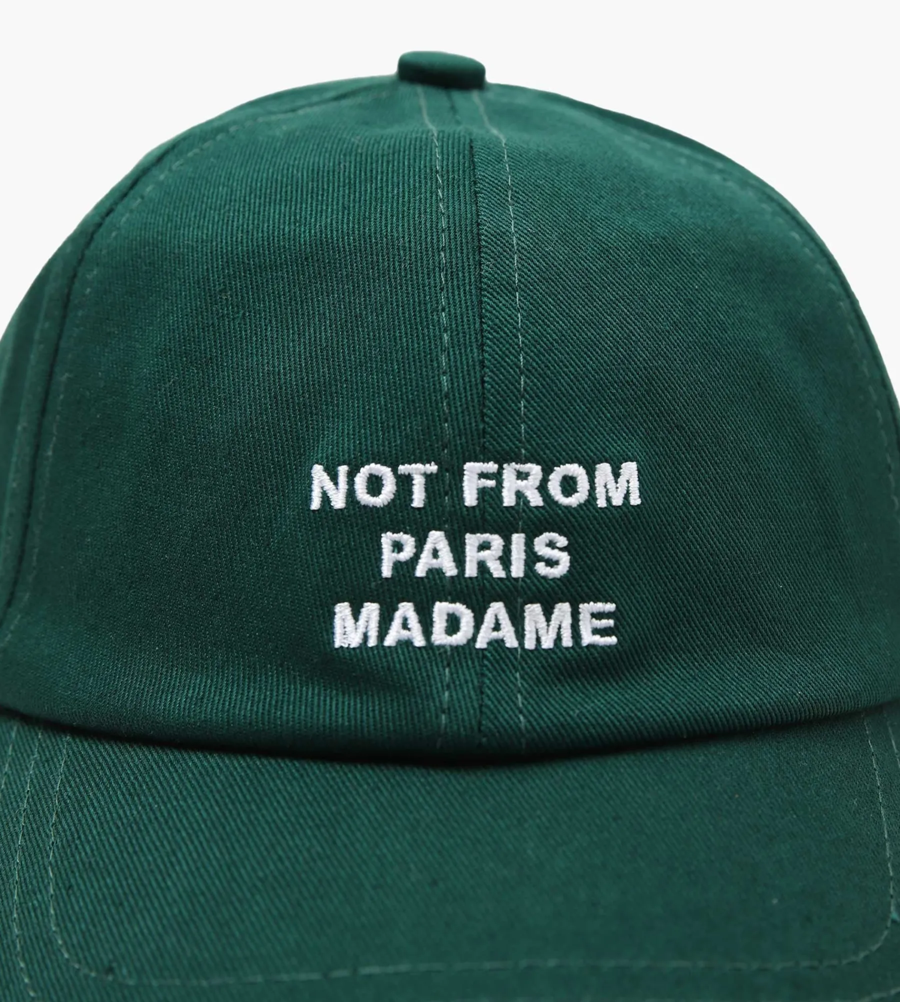 Drôle de Monsieur La Casquette Slogan Dark Green