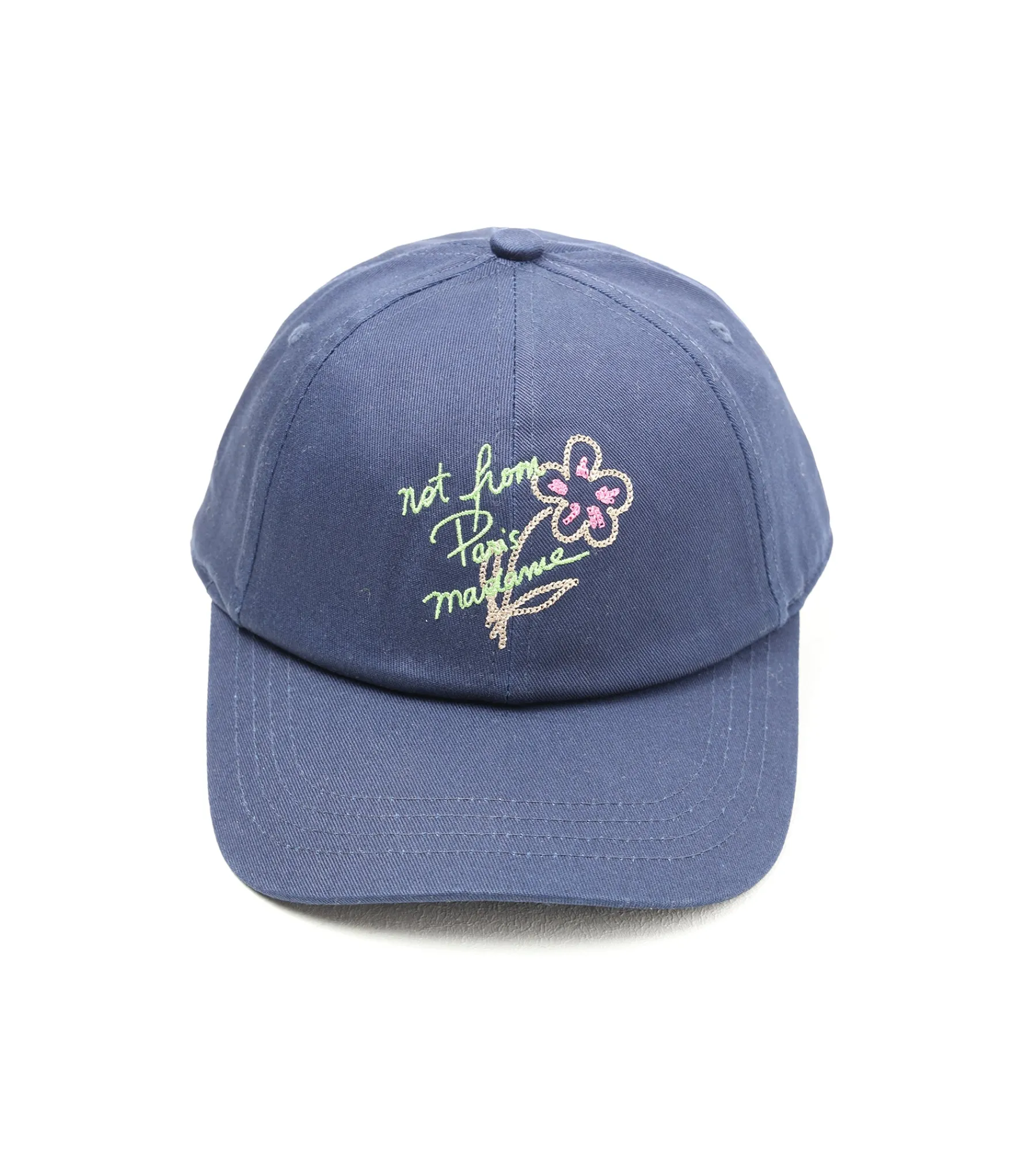 Drôle de Monsieur La Casquette Slogan Esquisse Navy