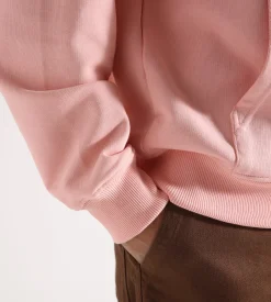 Drôle de Monsieur Le Hoodie Slogan Cursive Light Pink