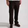 Drôle de Monsieur Le Pantalon Droit Laine Dark Brown