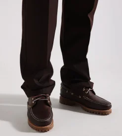 Drôle de Monsieur Le Pantalon Droit Laine Dark Brown