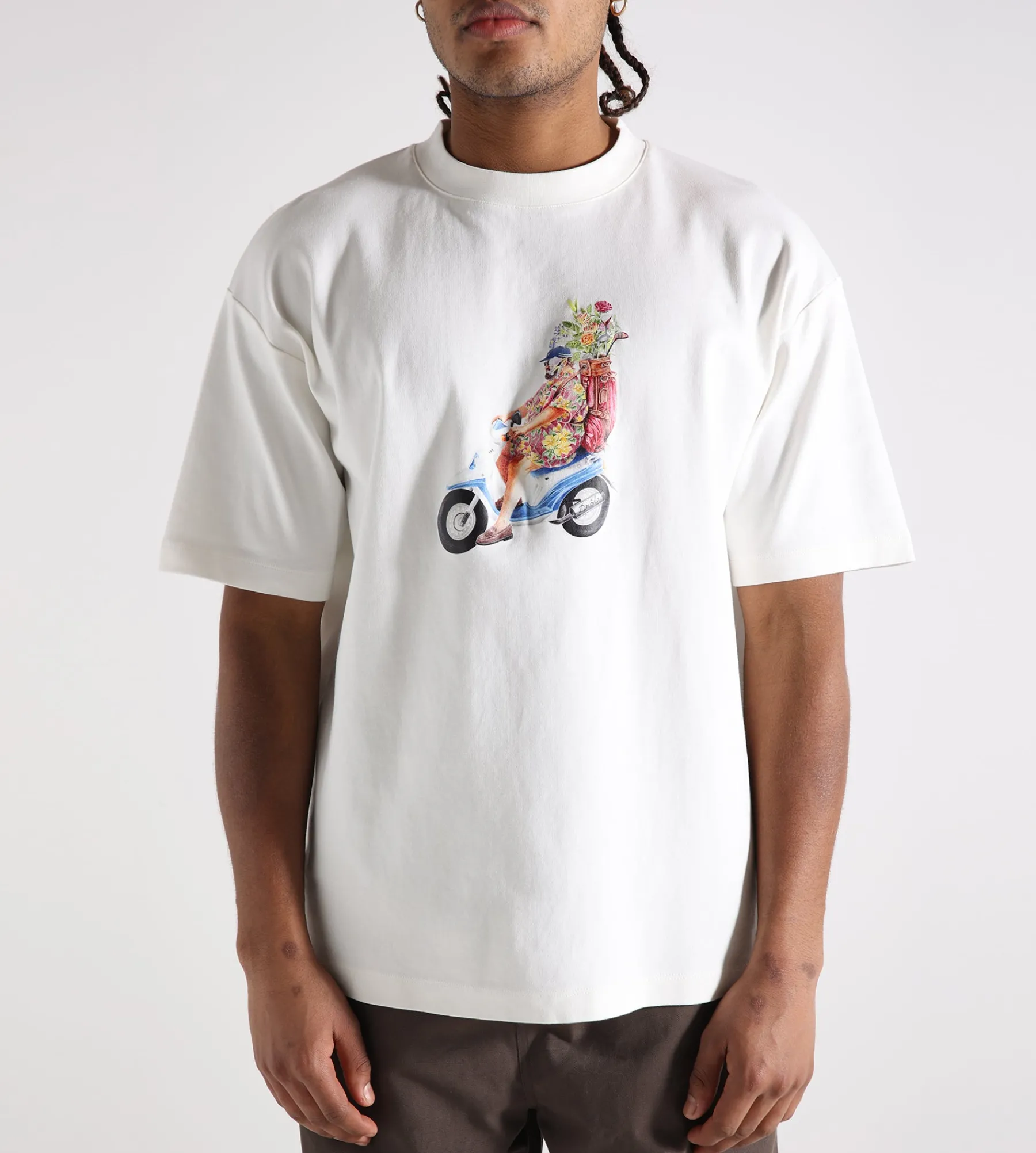 Drôle de Monsieur Le T-Shirt Golfeur Off White