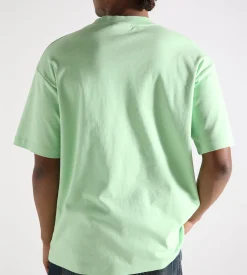 Drôle de Monsieur Le T-Shirt Slogan Classique Light Green