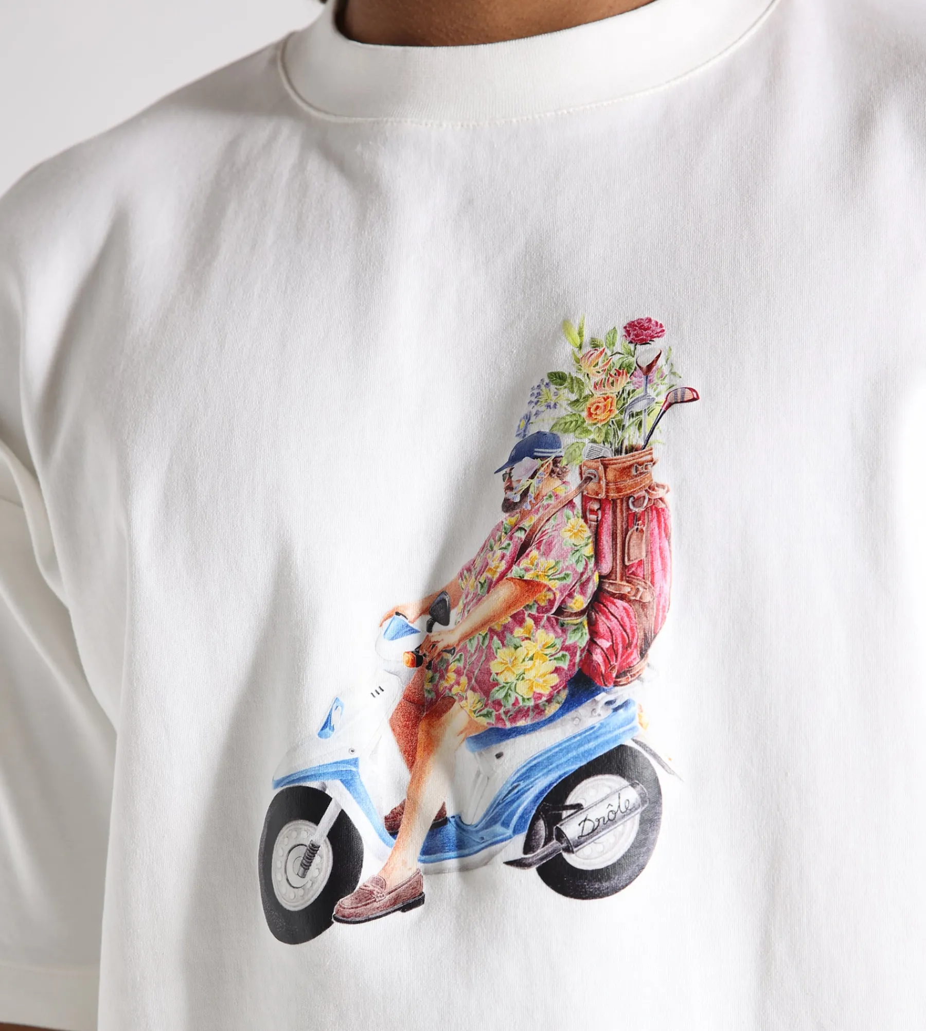 Drôle de Monsieur Le T-Shirt Golfeur Off White