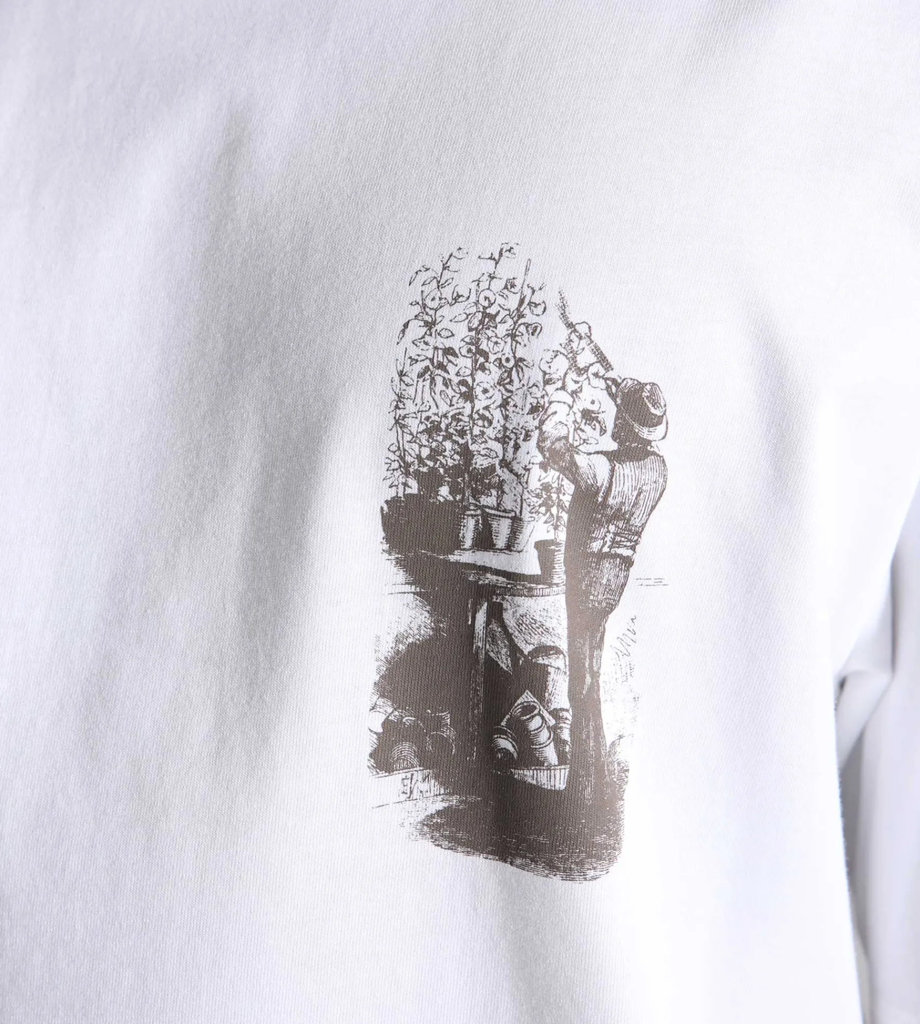 Filling Pieces T-shirt Gardener White