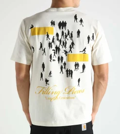 Filling Pieces T-shirt United by Generations Antique White