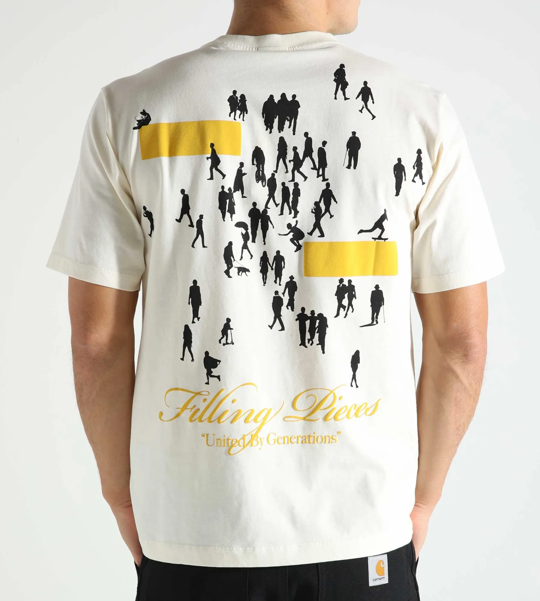 Filling Pieces T-shirt United by Generations Antique White
