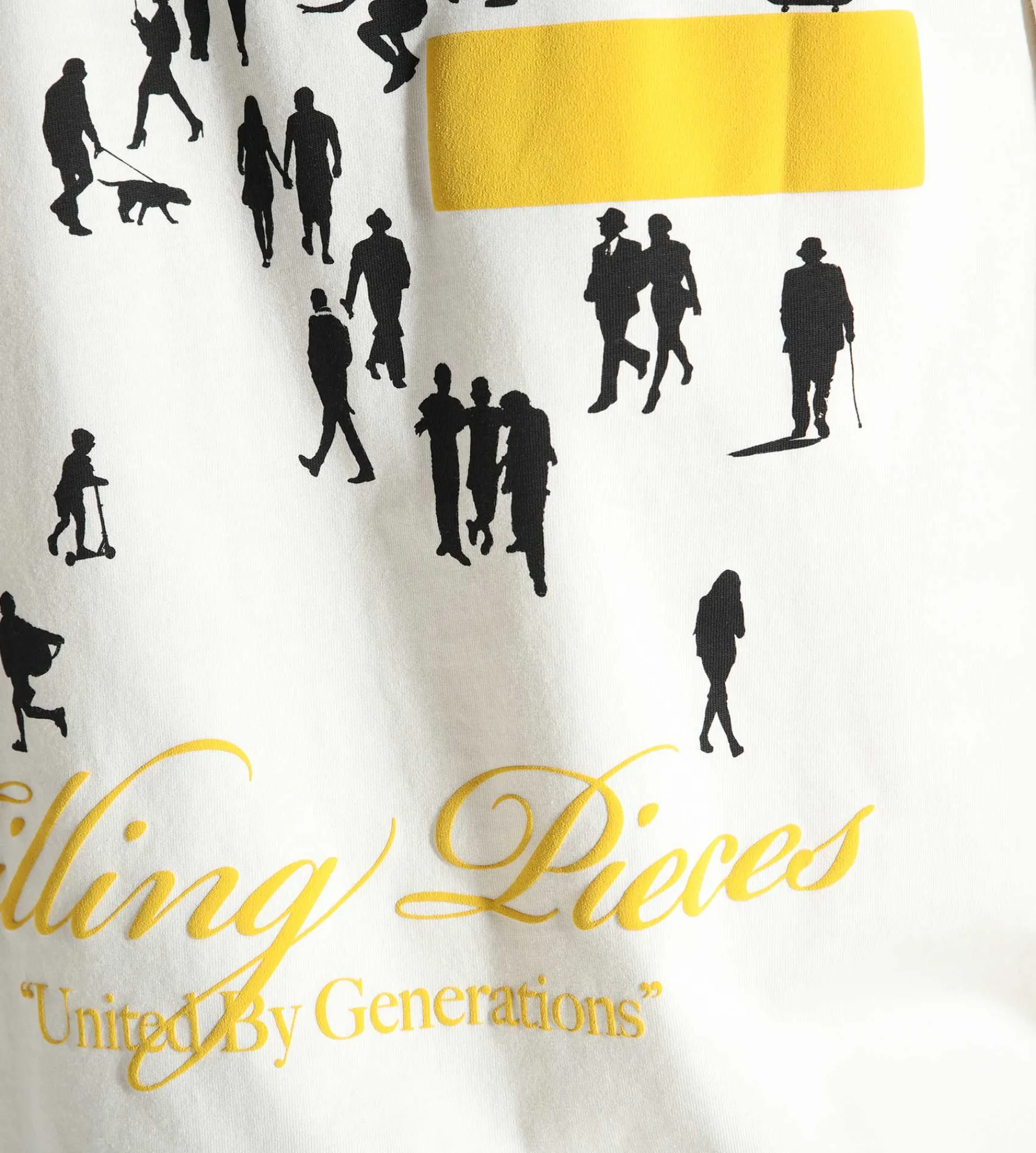 Filling Pieces T-shirt United by Generations Antique White