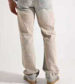 Flâneur Faded Tweed Denim Jeans Light Blue