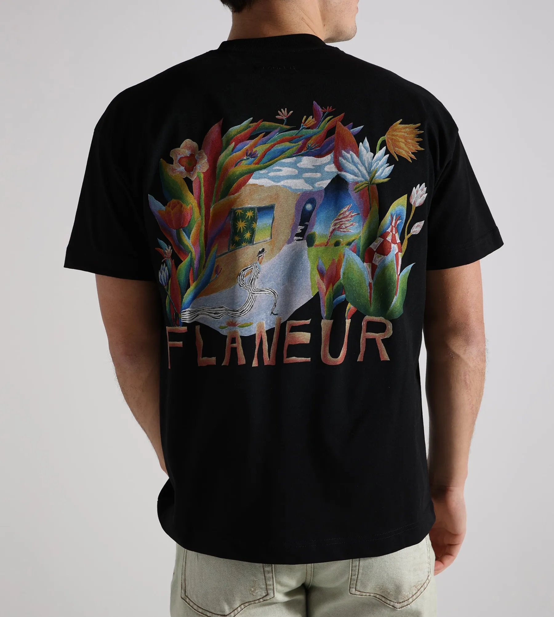 Flâneur Passage of Time T-Shirt Black