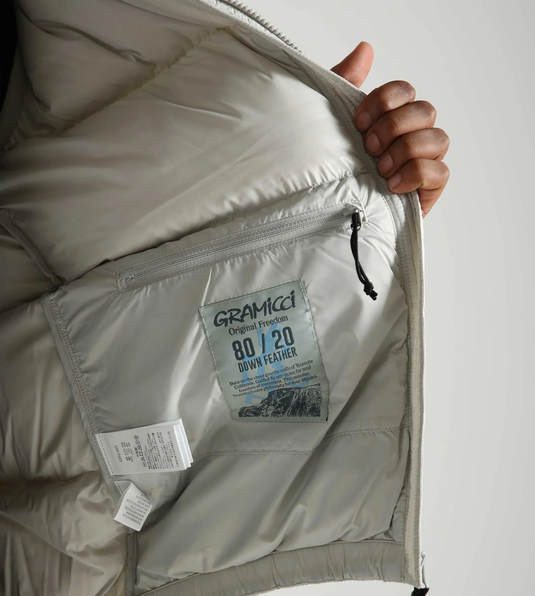 Gramicci Down Puffer Vest Light Beige
