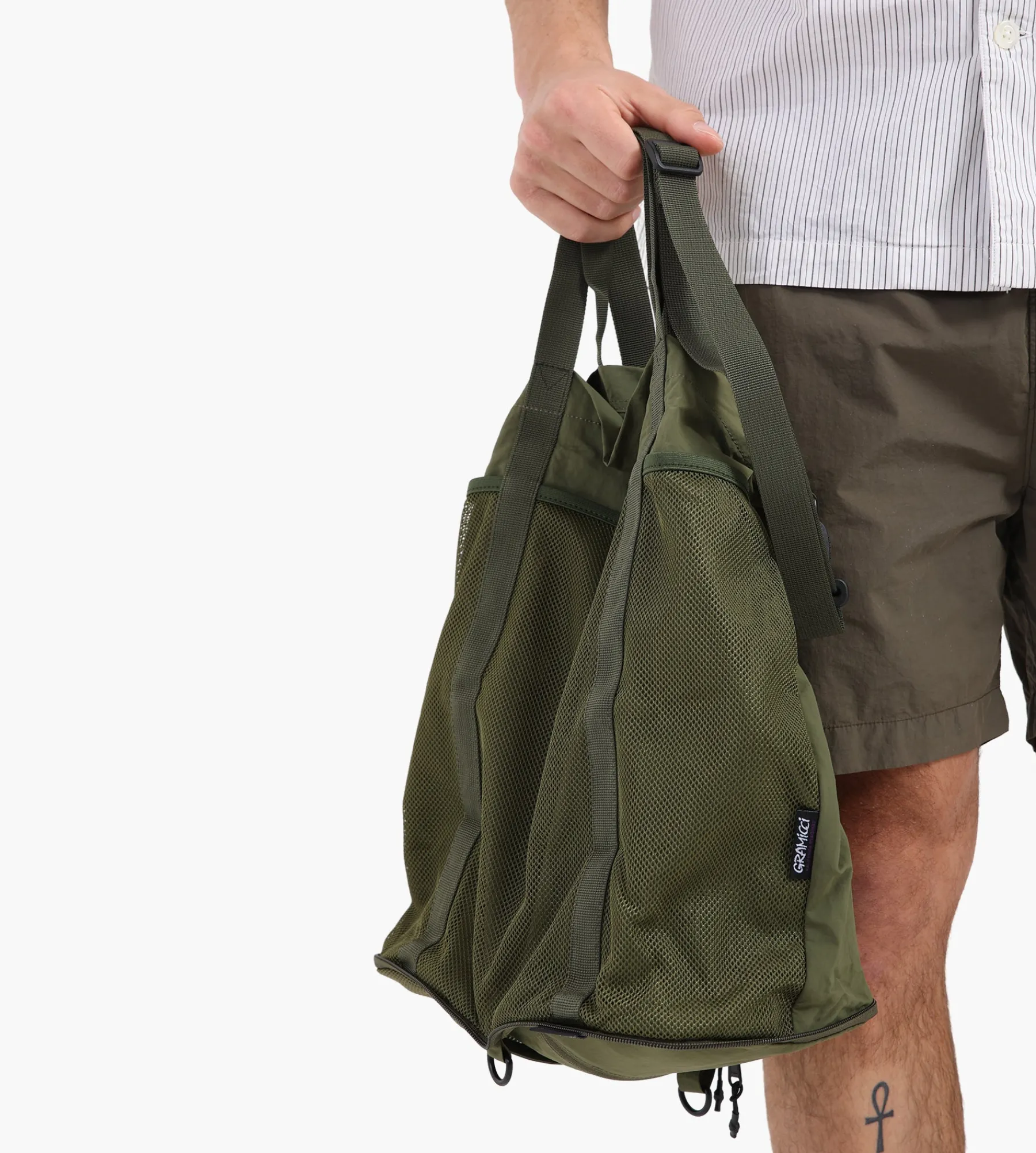 Gramicci Nylon Packable Explorer Tote Olive