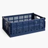 Hay Colour Crate L Dark Blue