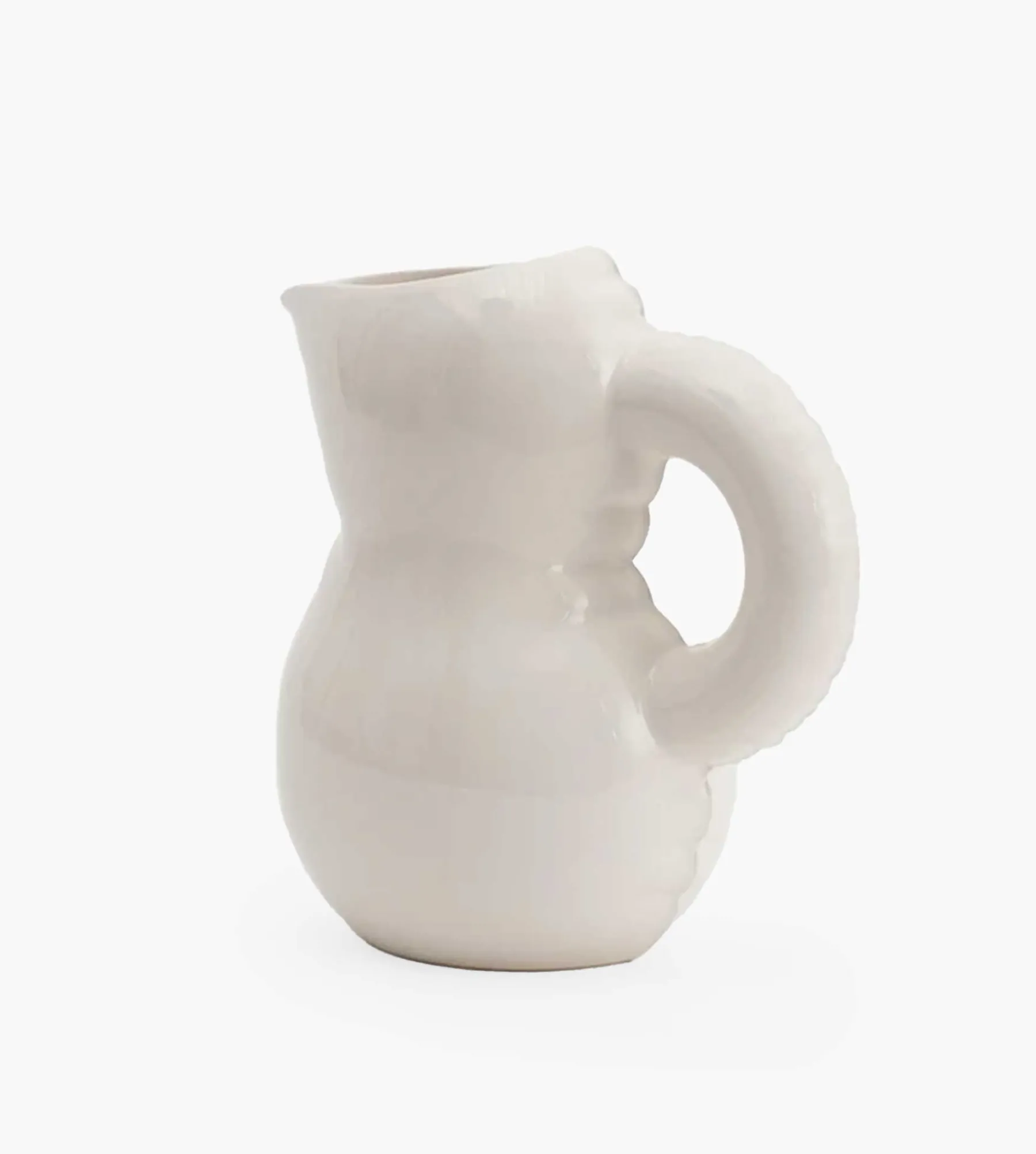 Home Studyo Jug Emily Bone White Gloss