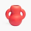 Home Studyo Vase Oscar Yolk Coral