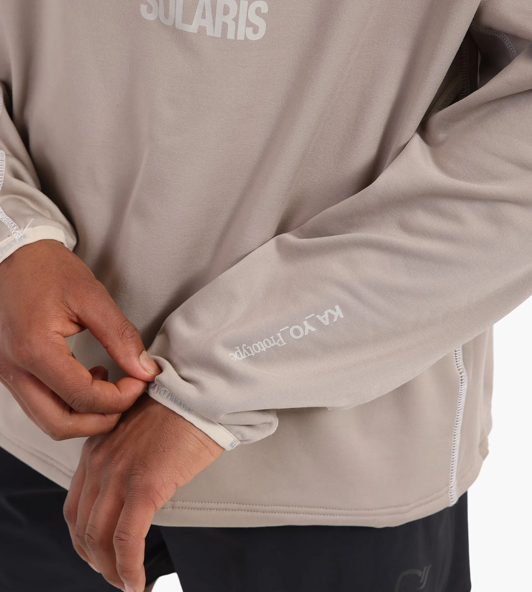 KA_YO Half Zip Base Layer Solaris Sand
