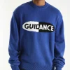 Lack of Guidance David Knit Sweater Cobalt
