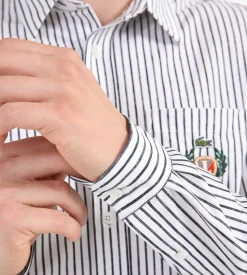 Lacoste 1HC2 Woven Shirt 02 White Abysm