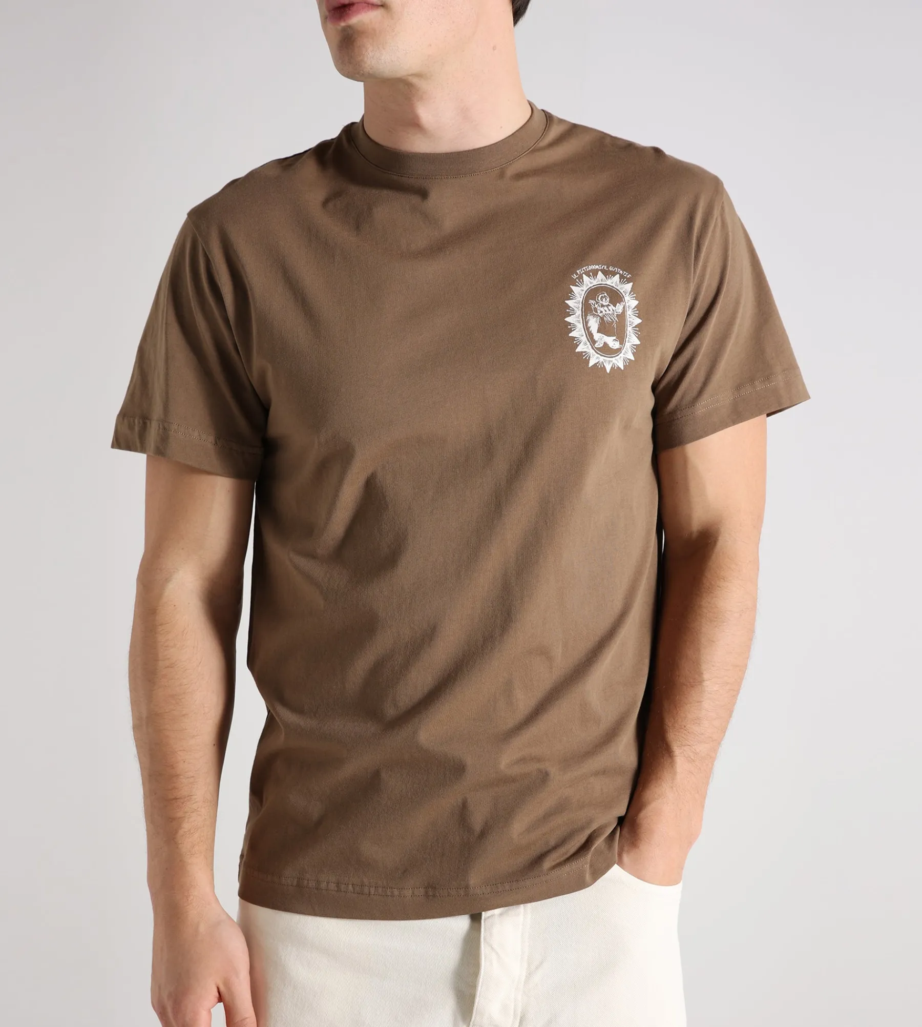 Libertine-Libertine Beat Dictionaire T-Shirt 1868 Tobacco
