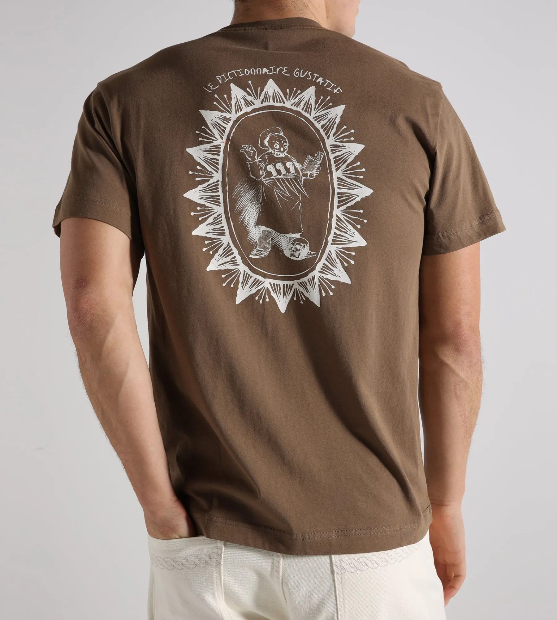 Libertine-Libertine Beat Dictionaire T-Shirt 1868 Tobacco