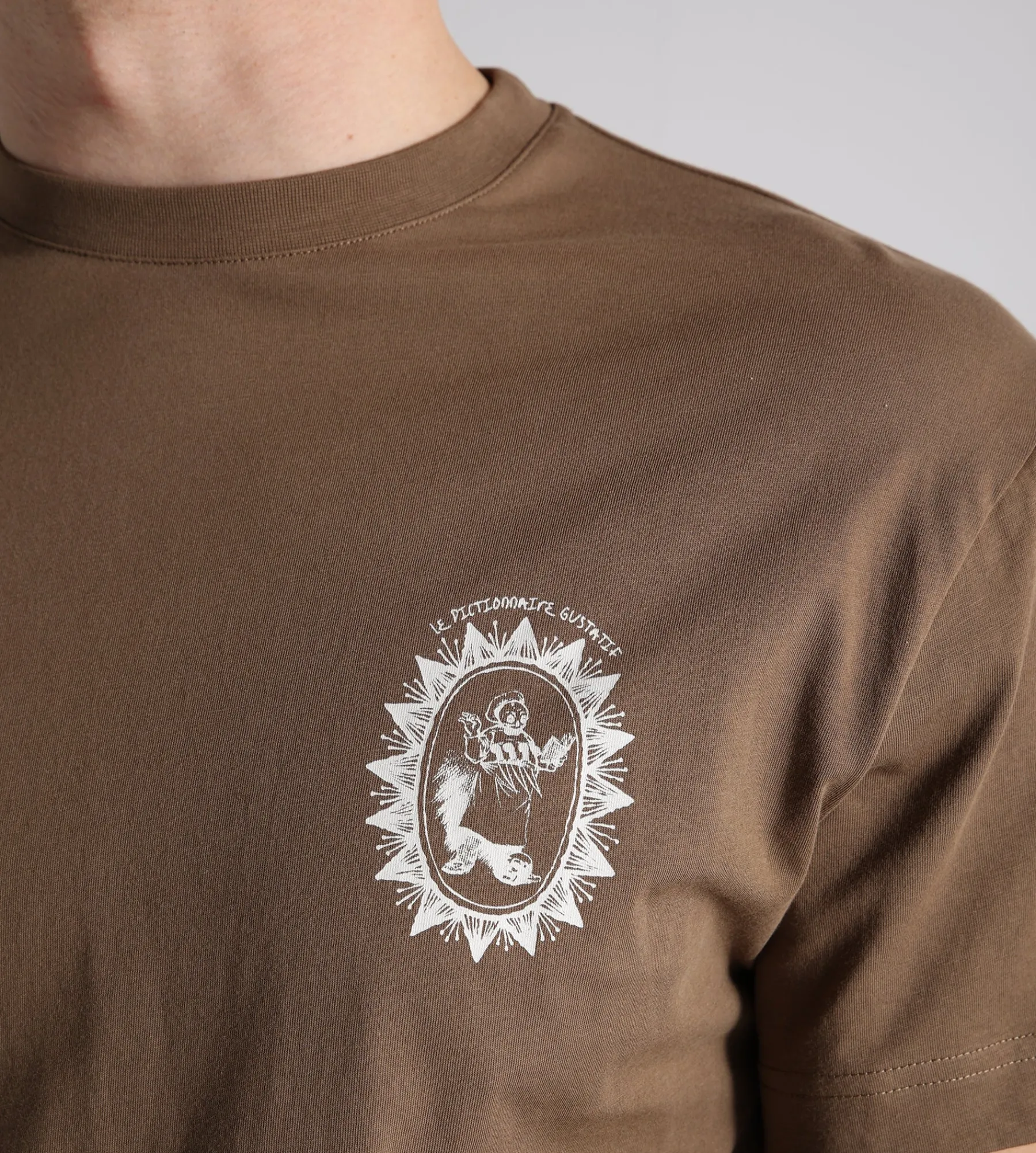 Libertine-Libertine Beat Dictionaire T-Shirt 1868 Tobacco