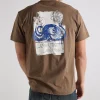 Libertine-Libertine Beat Litho T-Shirt 1868 Tobacco