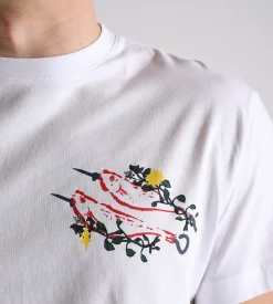 Libertine-Libertine Beat Skewer T-Shirt 1868 White