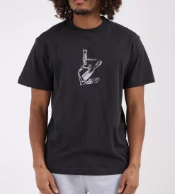 Libertine-Libertine Beat T-Shirt Corkscrew 1868 Charcoal