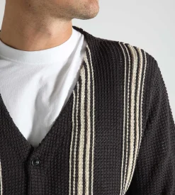 Magic Castles Frank Cardigan Charcoal Mesh