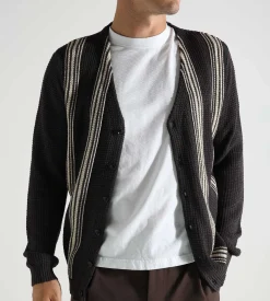 Magic Castles Frank Cardigan Charcoal Mesh