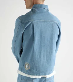 Magic Castles Trip Denim Jacket Ice Blue