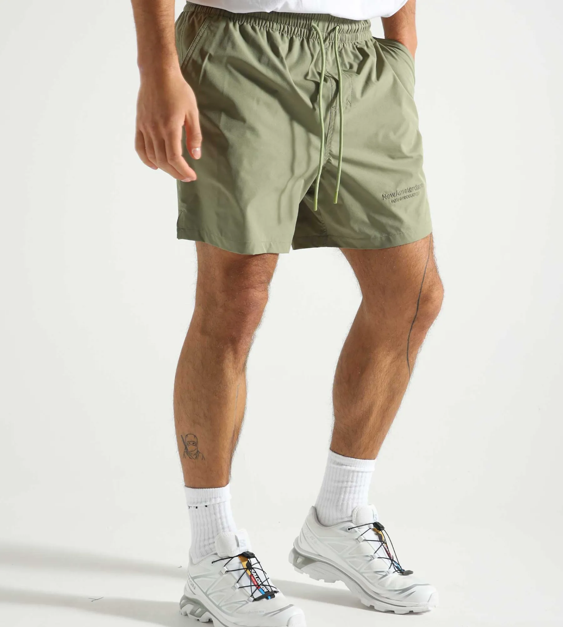 New Amsterdam Surf Association Logo Boardshorts Dune