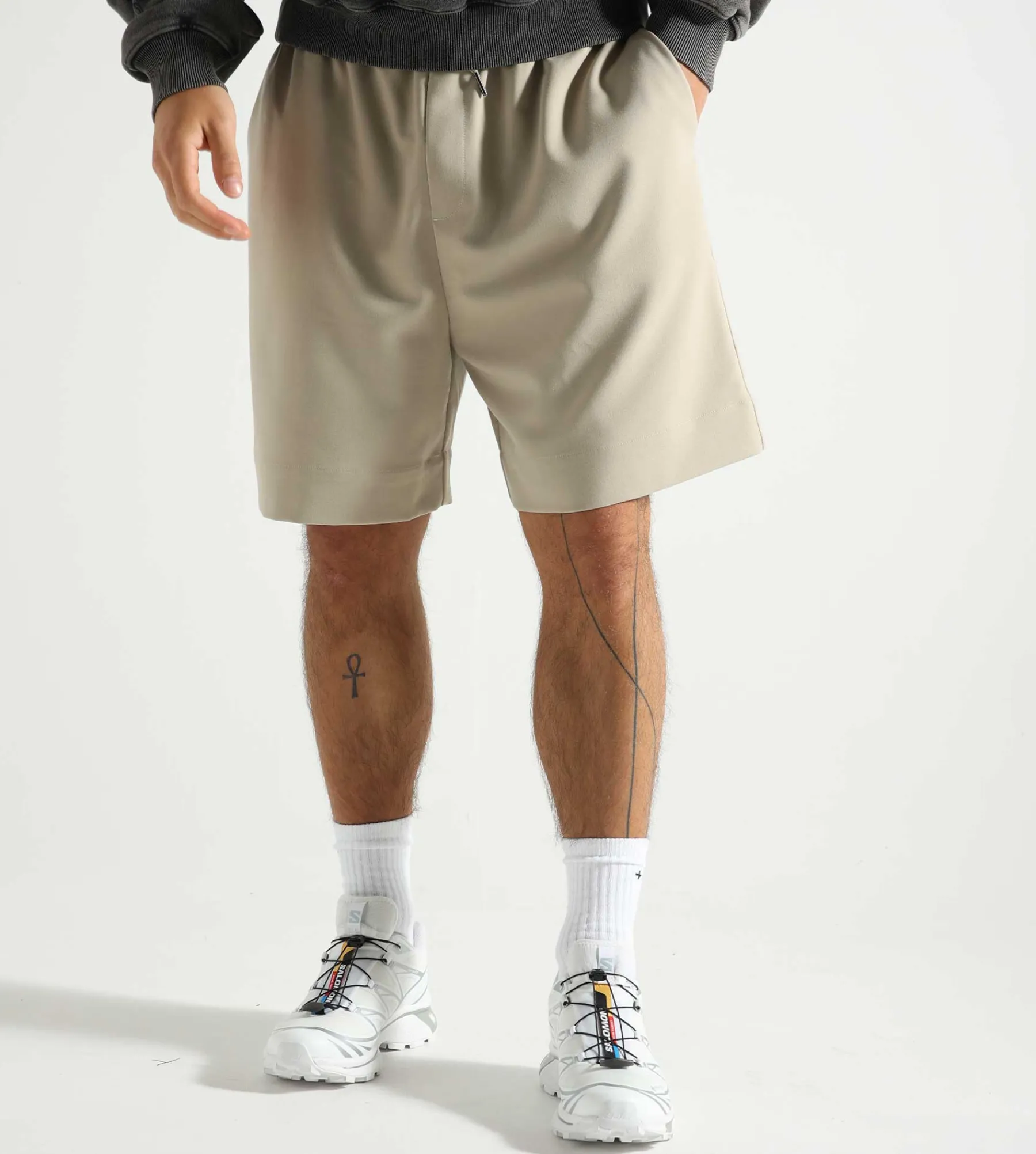 New Amsterdam Surf Association Work Short Greige