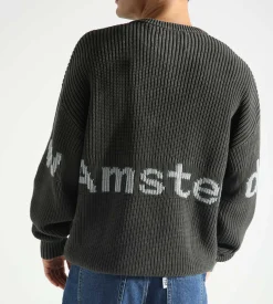 New Amsterdam Surf Association Logo Crew Knit Eiffel Tower