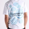 New Amsterdam Surf Association Ripple Tee White Blue