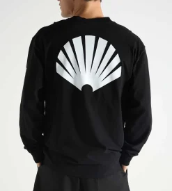 New Amsterdam Surf Association Logo Longsleeve Black White