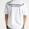 New Amsterdam Surf Association SS25 Logo Tee White Black