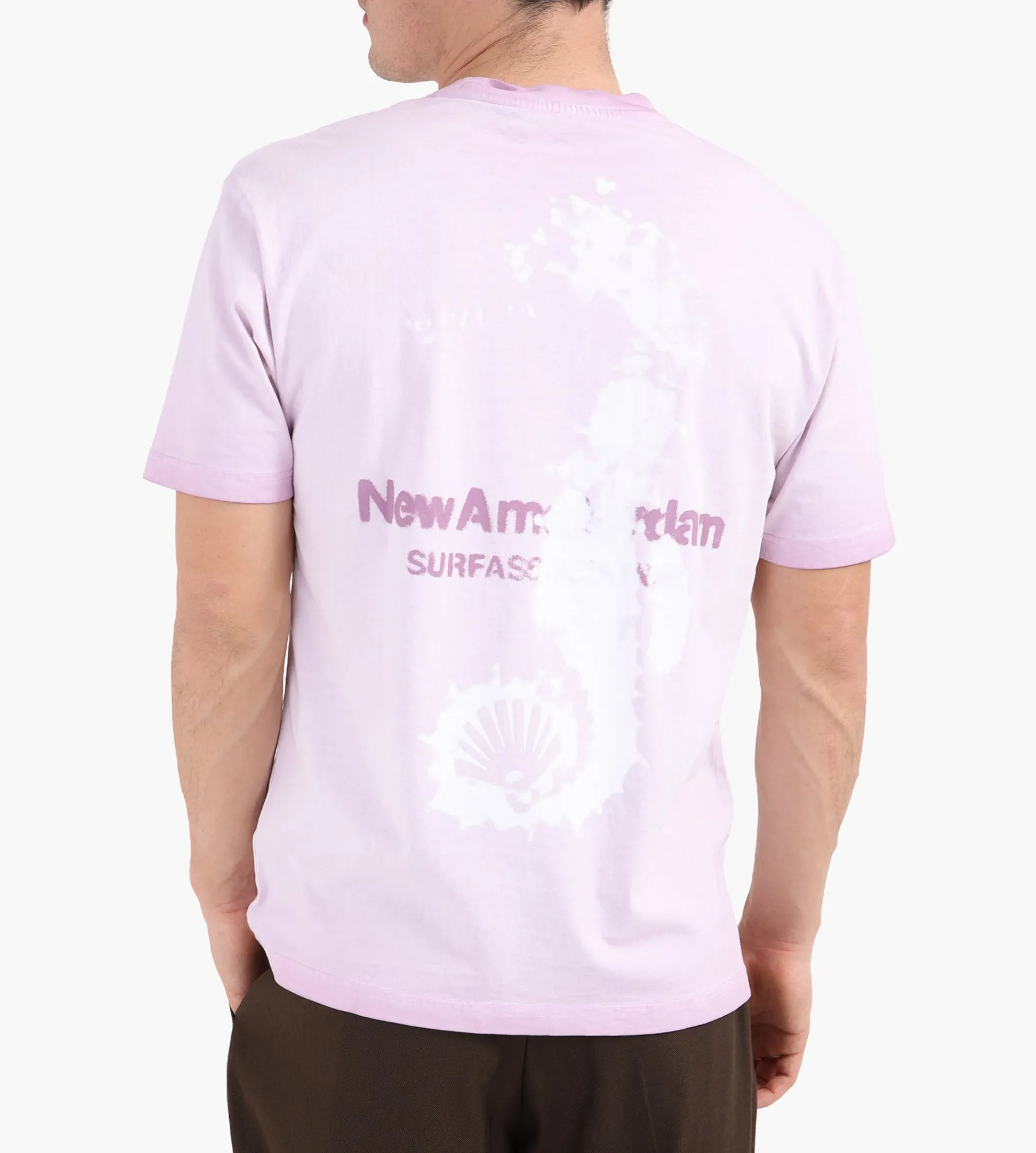 New Amsterdam Surf Association Seahorse Tee Light Purple