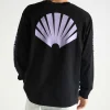 New Amsterdam Surf Association Logo Longsleeve Black Purple