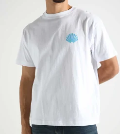 New Amsterdam Surf Association Logo Tee White Green Frost