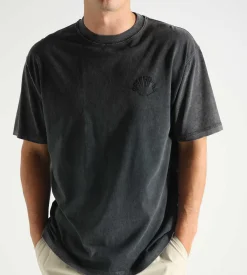 New Amsterdam Surf Association Logo Tee Washed Embro Black