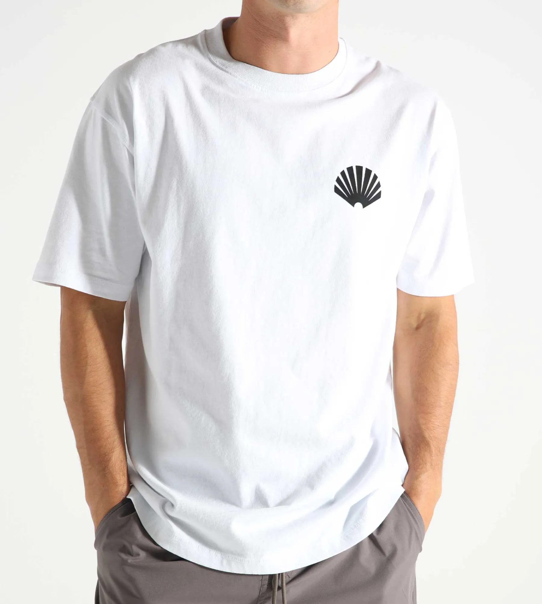 New Amsterdam Surf Association SS25 Logo Tee White Black