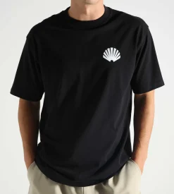 New Amsterdam Surf Association SS25 Logo Tee Black White