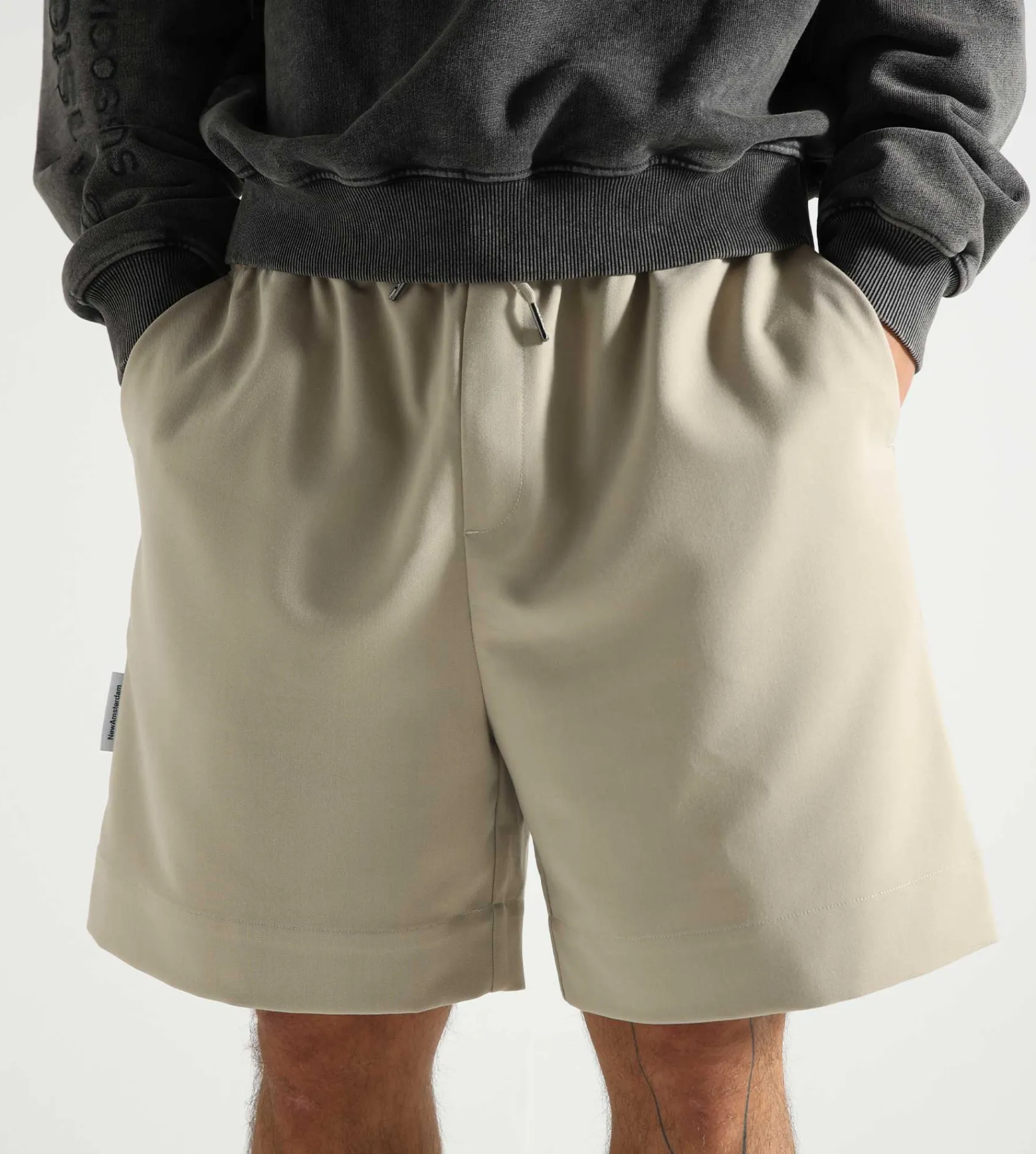 New Amsterdam Surf Association Work Short Greige