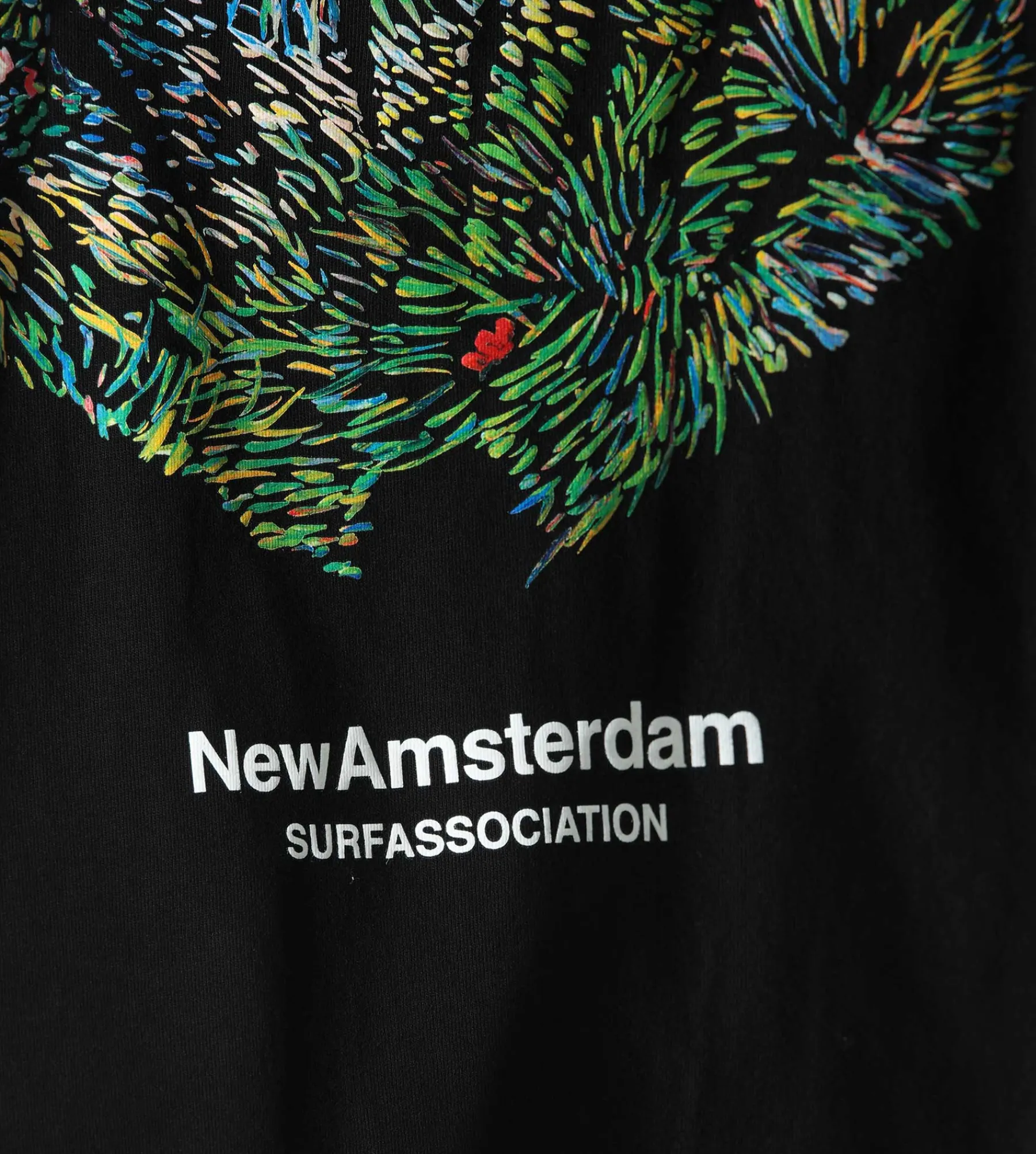 New Amsterdam Surf Association Tall Grass Tee Black