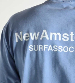 New Amsterdam Surf Association Logo Tee Blue