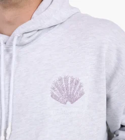 New Amsterdam Surf Association Sprayed Logo Hoodie Grey