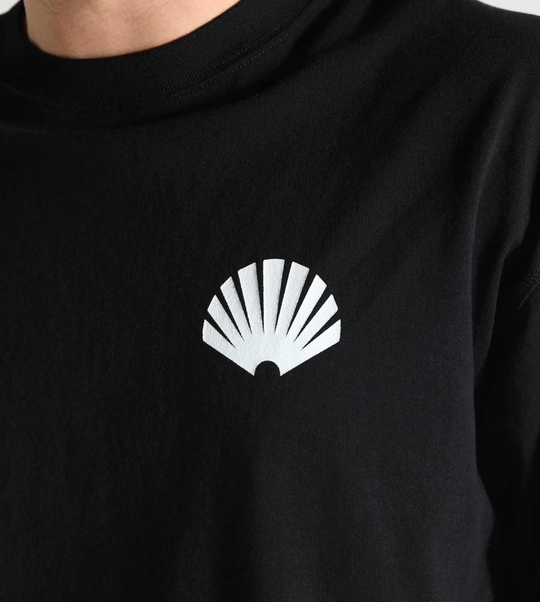 New Amsterdam Surf Association Logo Longsleeve Black White