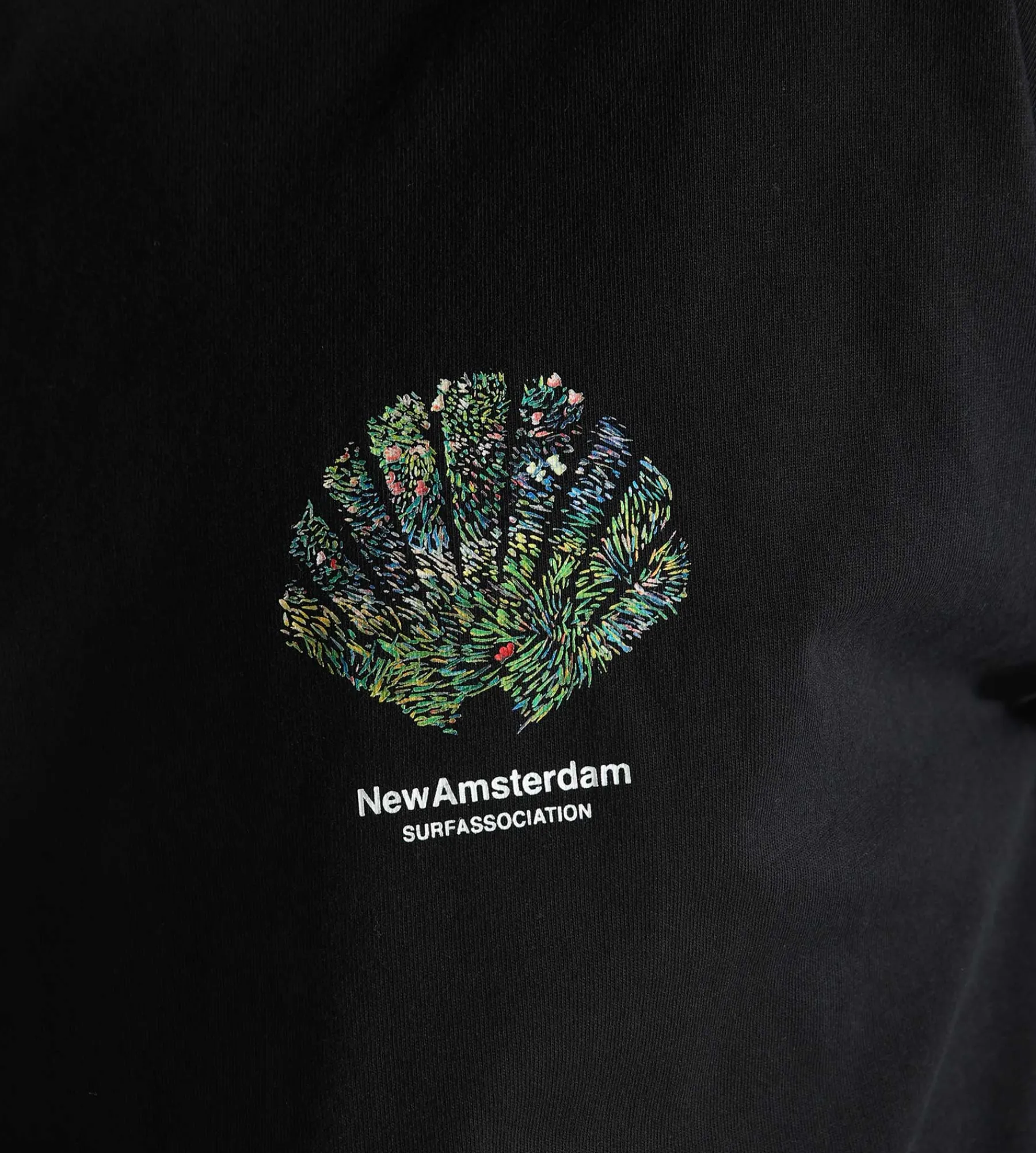 New Amsterdam Surf Association Tall Grass Tee Black